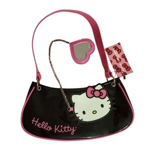 Hello Kitty Black and Pink  Shoulder Bag